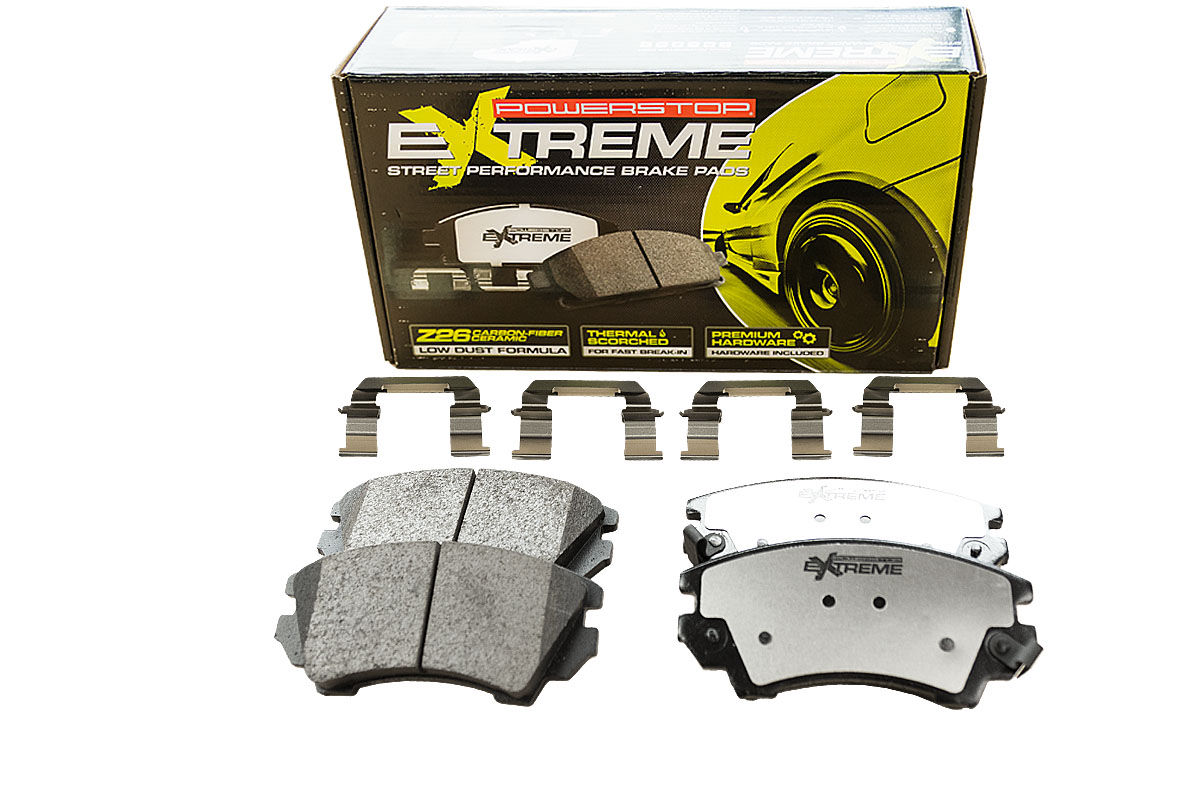 Передние керамические колодки Extreme Street Performance Z26 для Chevrolet Camaro 2015+, Malibu 2008+, Opel Astra J, Insignia 2008+
