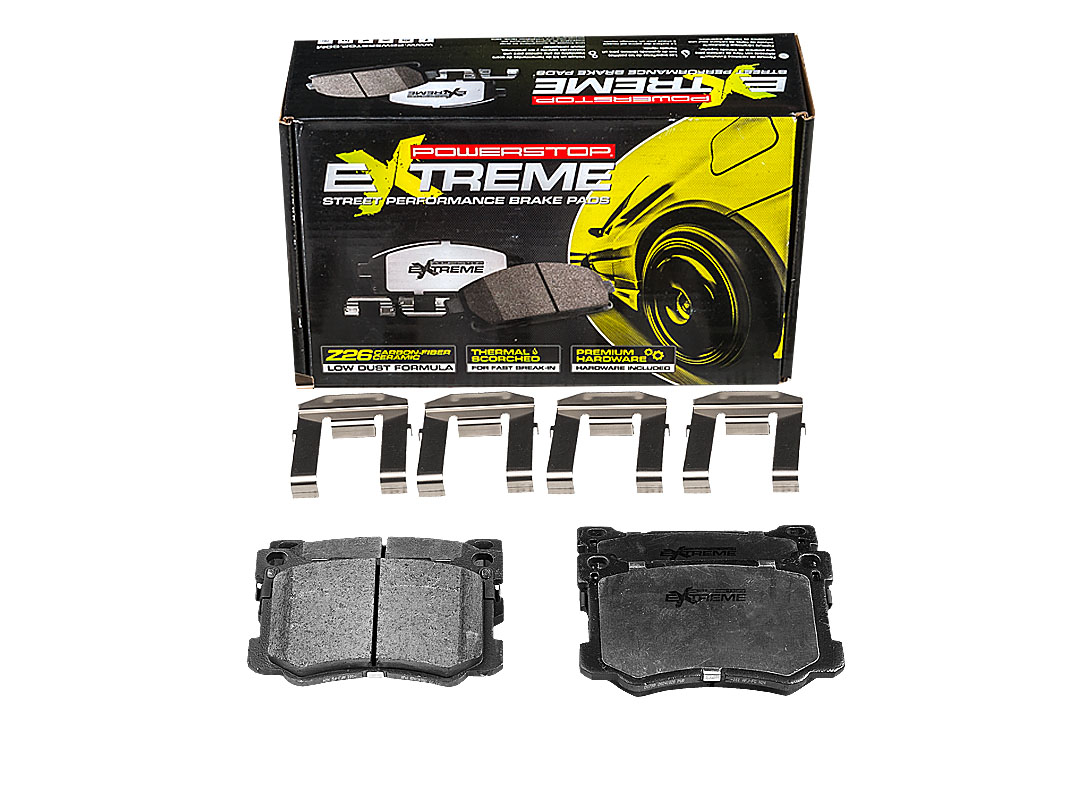 Передние керамические колодки Extreme Street Performance Z26 для Genesis G80 2016-2020, Kia K9 2011-2018
