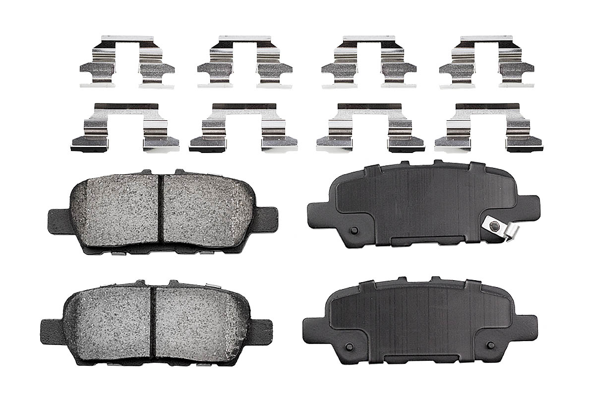 Задние керамические колодки Evolution PLUS Z17 для Infiniti EX, FX, Nissan Juke, Maxima, Murano, Qashqai, Tiida, X-Trail