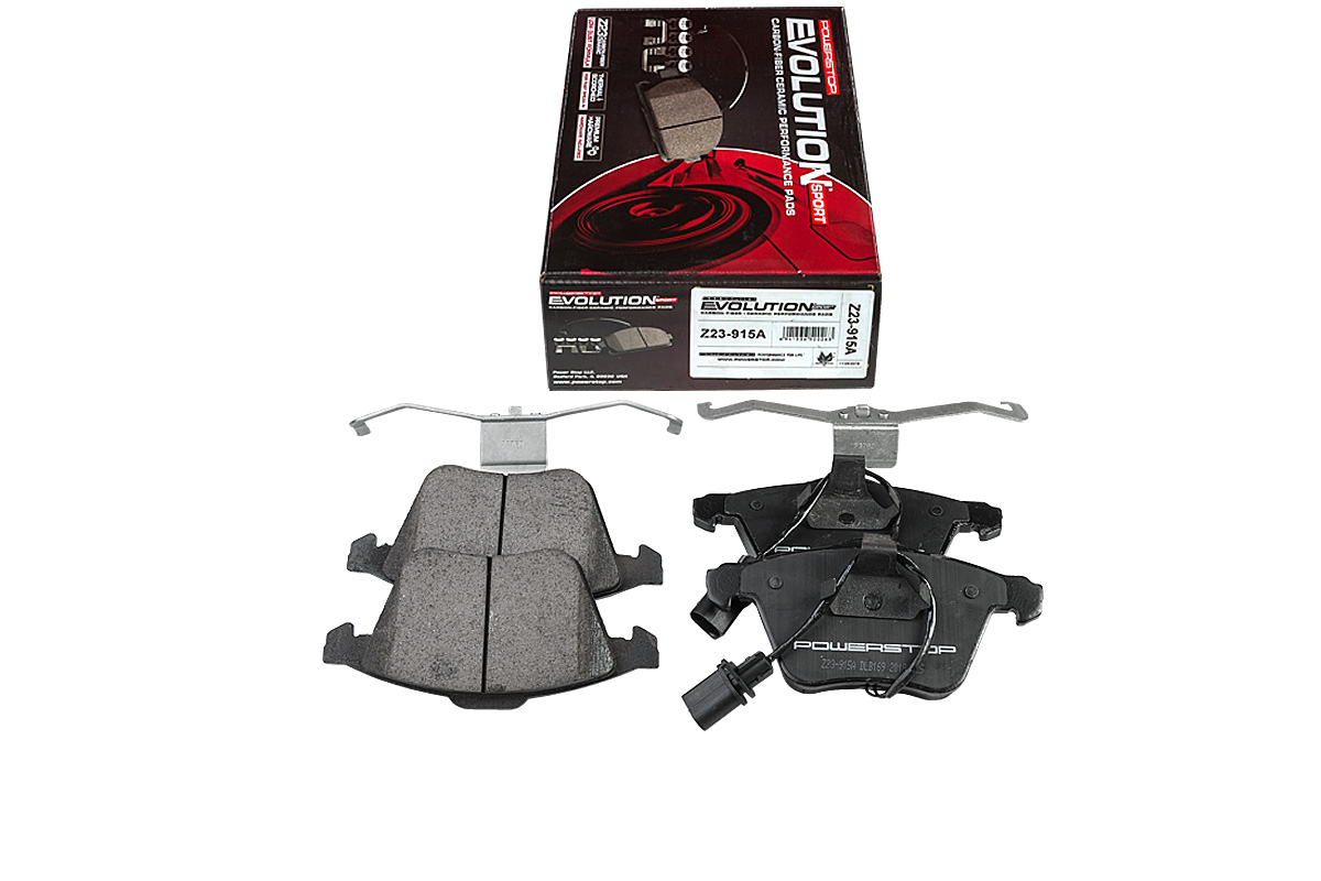 Передние керамические колодки Evolution Sport Z23 для Audi A3, A4, A6, TT, Ford Focus, SEAT Leon, Skoda Superb, Volkswagen Golf, Scirocco, Volvo XC90