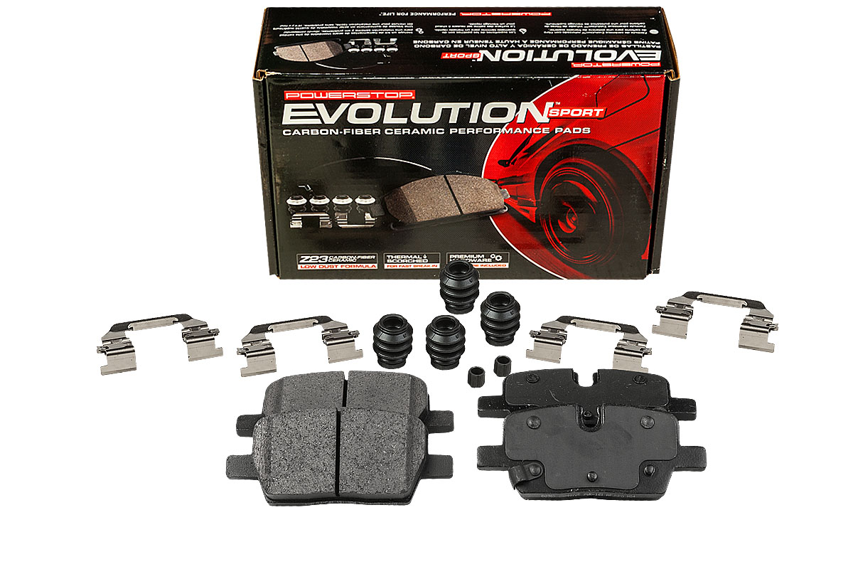 Задние керамические колодки Evolution Sport Z23 для Cadillac CT6 I, XT5 I, Chevrolet Camaro VI, Traverse II