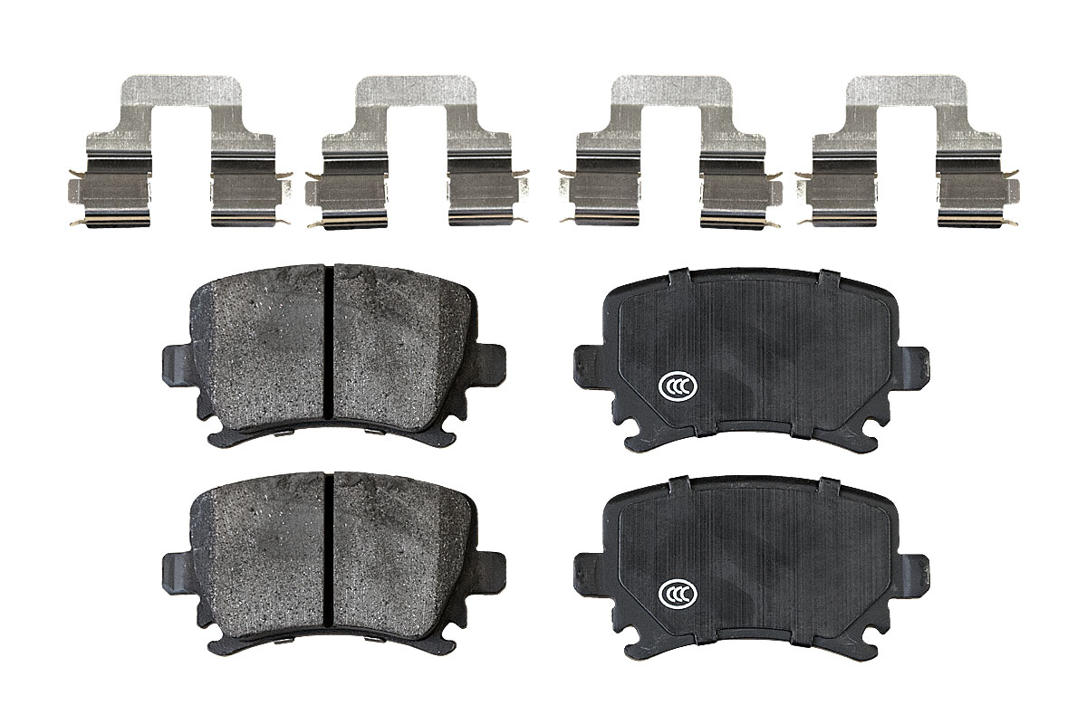 Задние керамические колодки Evolution PLUS Z17 для Audi A1, A3, A4, SEAT Leon, Skoda Octavia, Rapid, Superb, Yeti, Volkswagen Golf, Jetta, Scirocco