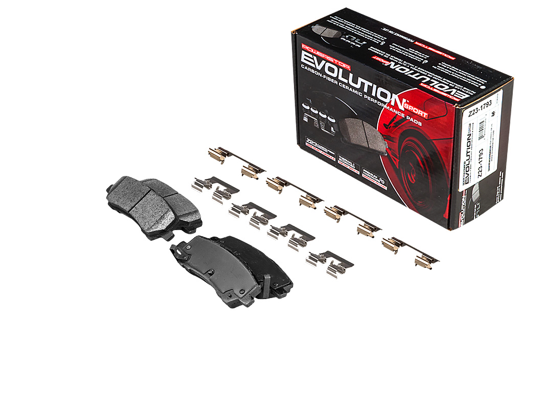Задние керамические колодки Evolution Sport Z23 для Ford Mustang 2014-2023