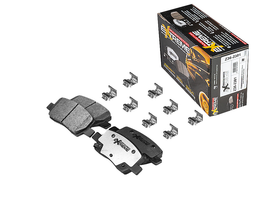 Задние керамические колодки Extreme Truck & Tow Z36 для Hyundai Santa Fe, Kia Sorento