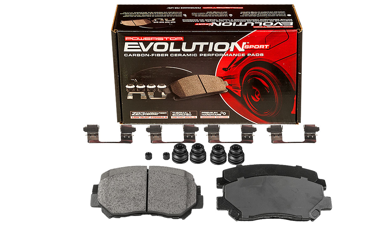 Передние керамические колодки Evolution Sport Z23 для Jeep Cherokee, Mazda CX-5