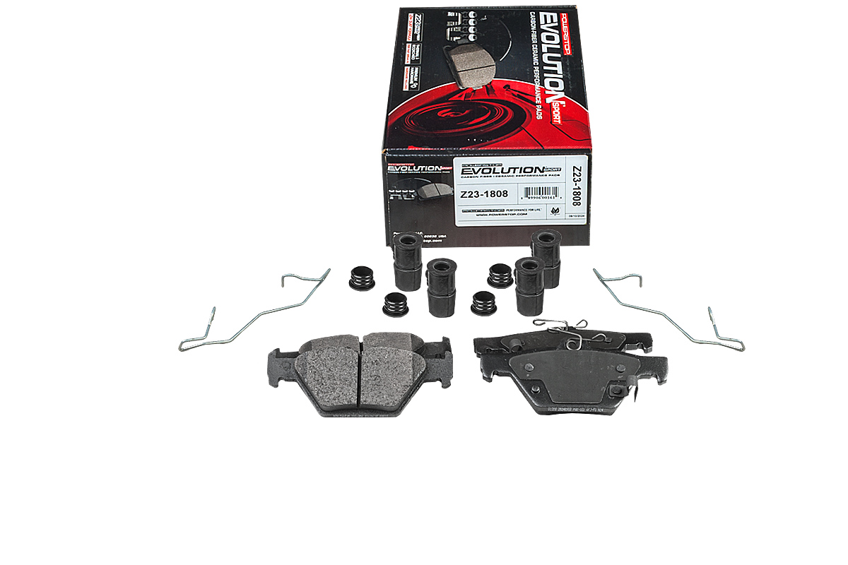 Задние керамические колодки Evolution Sport Z23 для Subaru Forester, Impreza, Legacy, Outback, WRX, XV