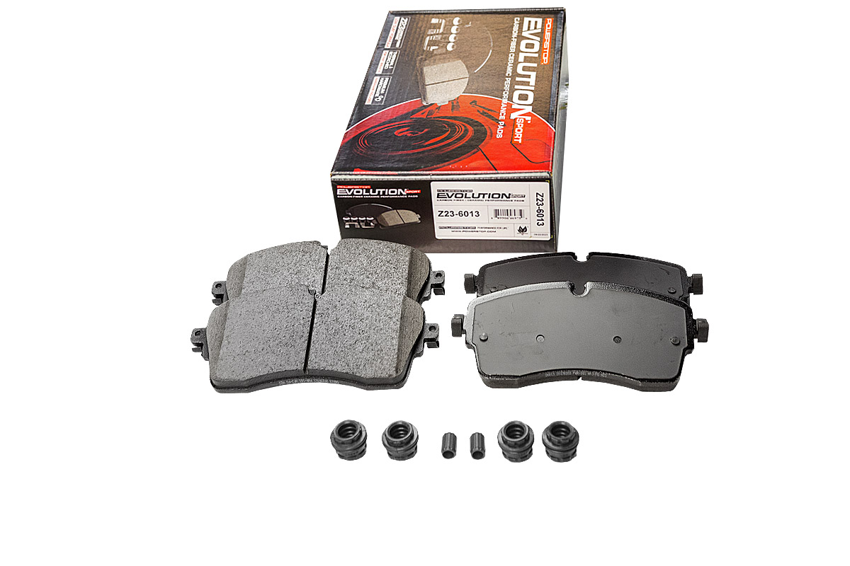 Передние керамические колодки Evolution Sport Z23 для Jaguar E-Pace, Land Rover Discovery Sport, Range Rover Evoque