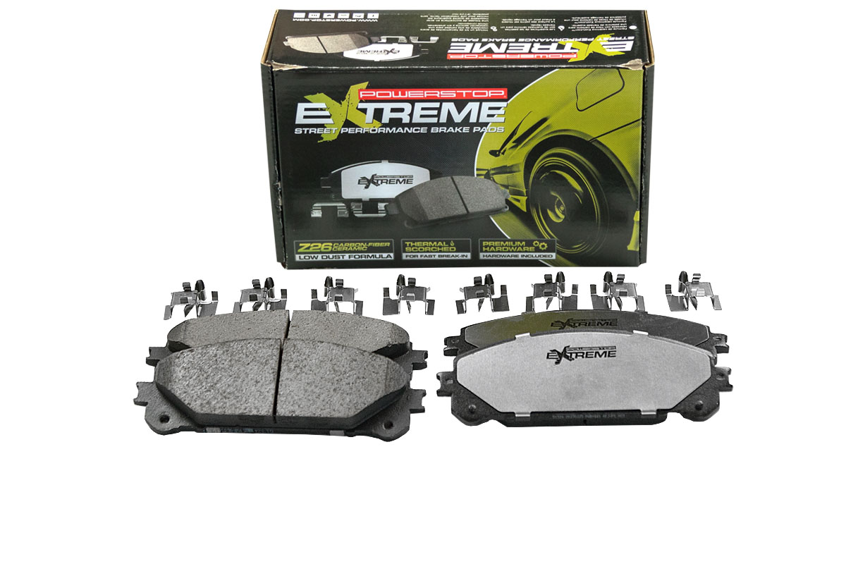 Передние керамические колодки Extreme Street Performance Z26 для Lexus ES VI, NX I, II, RX III, IV, Toyota RAV4 III, IV