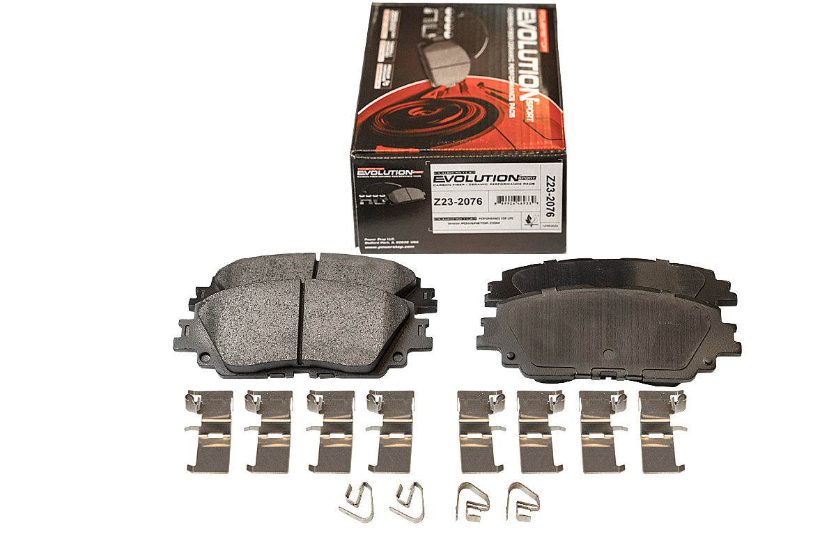 Передние керамические колодки Evolution Sport Z23 для Lexus ES VII, UX, Toyota Camry (XV70), RAV4 (XA50)