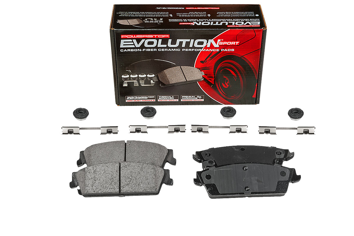 Задние керамические колодки Evolution Sport Z23 для Cadillac Escalade, Chevrolet Tahoe
