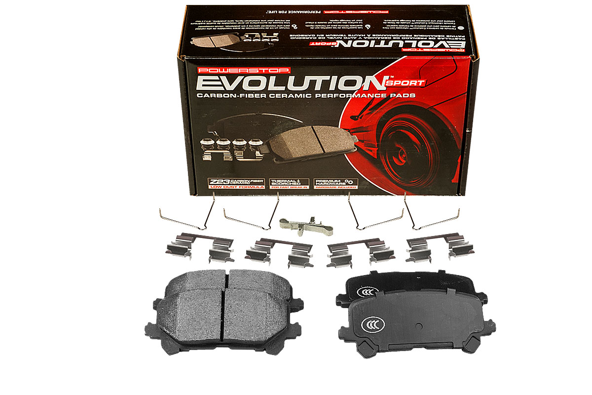 Задние керамические колодки Evolution Sport Z23 для Acura MDX, Honda Pilot, Ridgeline
