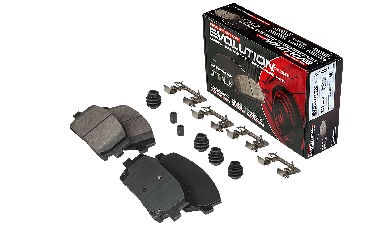 Передние керамические колодки Evolution Sport Z23 для Hyundai Palisade I, Santa Fe IV, Kia Sorento III Prime