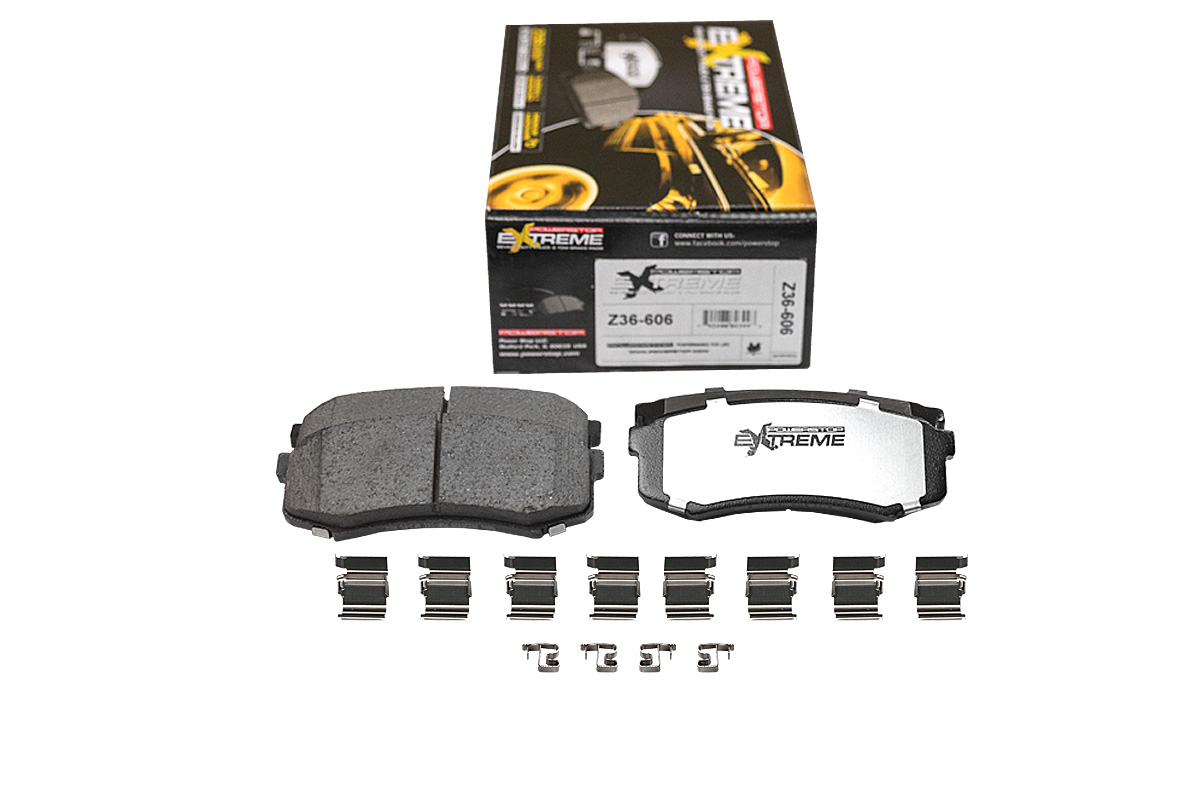 Задние керамические колодки Extreme Truck & Tow Z36 для Lexus GX, Mitsubishi Pajero IV, Pajero Sport II, Toyota Hilux VI, Land Cruiser 200, Prado 150