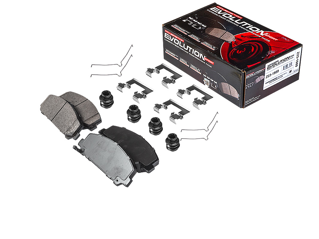 Передние керамические колодки Evolution Sport Z23 для Infiniti QX56, QX80, Nissan Armada, Titan