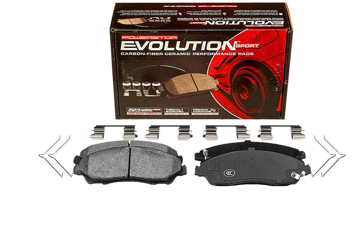 Передние керамические колодки Evolution Sport Z23 для Acura MDX, Honda Legend, Pilot