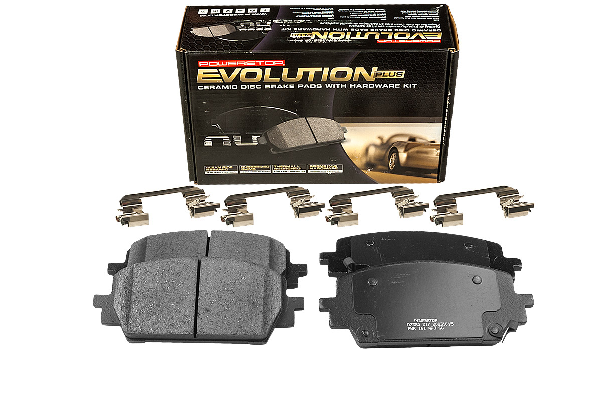 Передние керамические колодки Evolution PLUS Z17 для Genesis G80, Hyundai Santa Fe, Kia Sorento