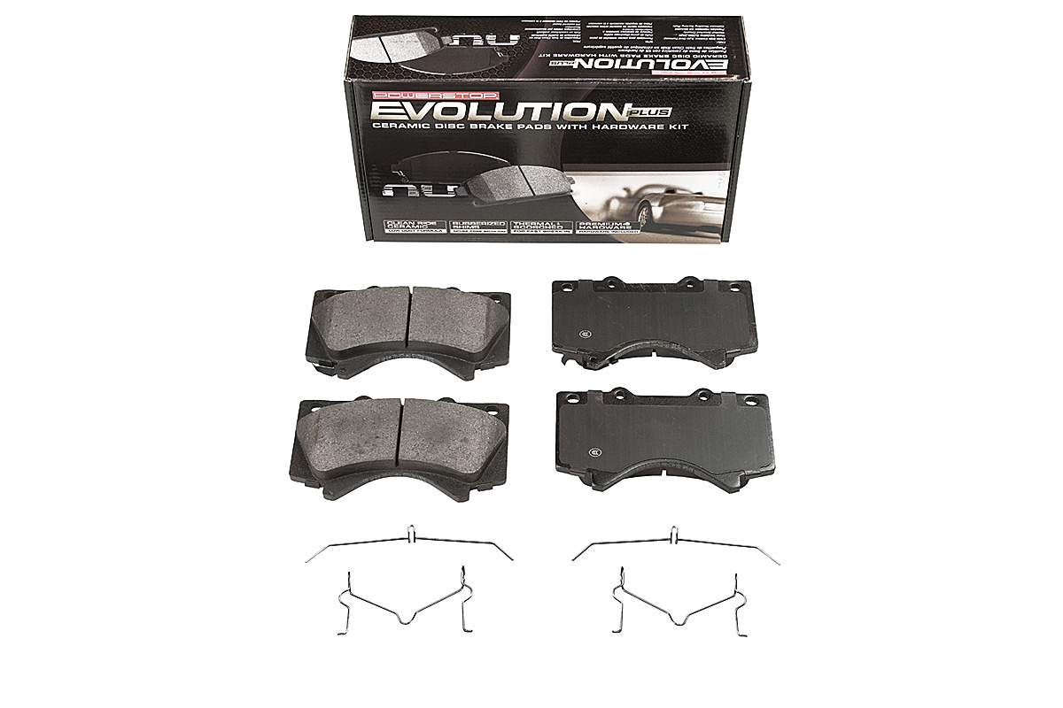 Передние керамические колодки Evolution PLUS Z17 для Lexus LX III, Toyota Land Cruiser 200, Land Cruiser Prado 150, Sequoia II, Tundra II