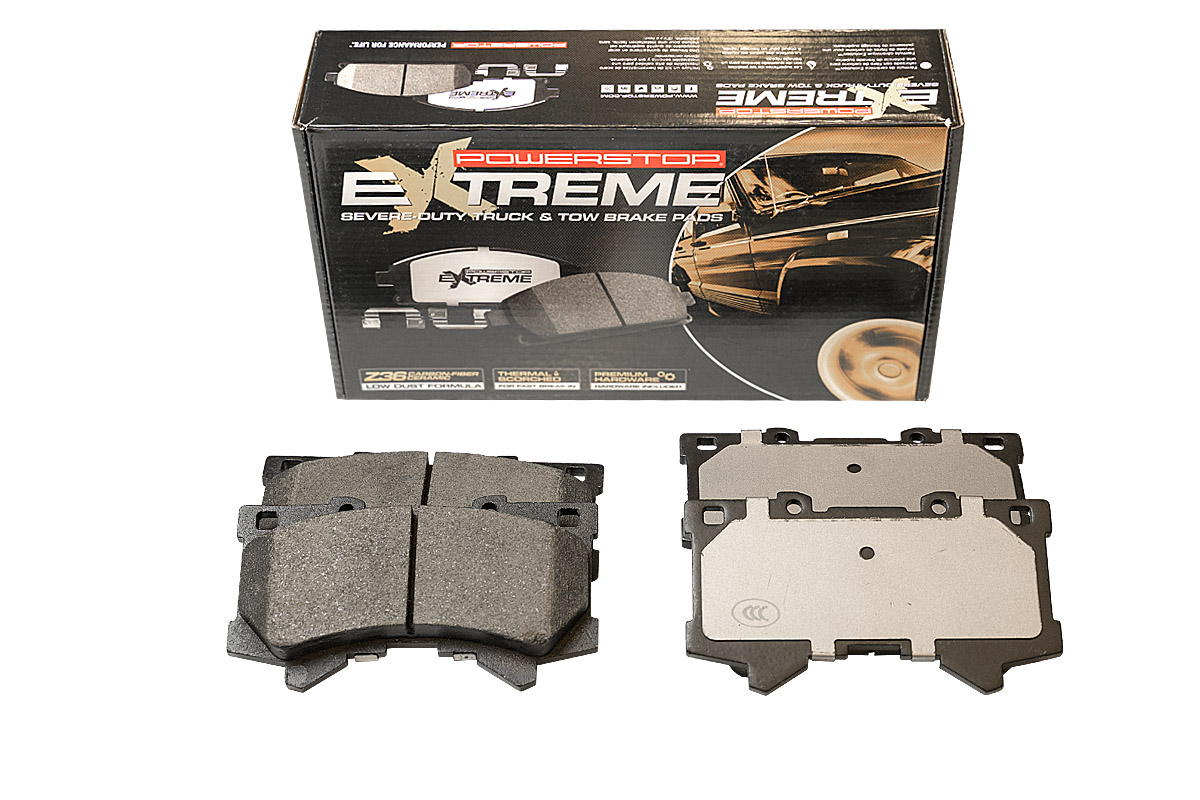 Передние керамические колодки Extreme Truck & Tow Z36 для Lexus LX IV, Toyota Land Cruiser 300