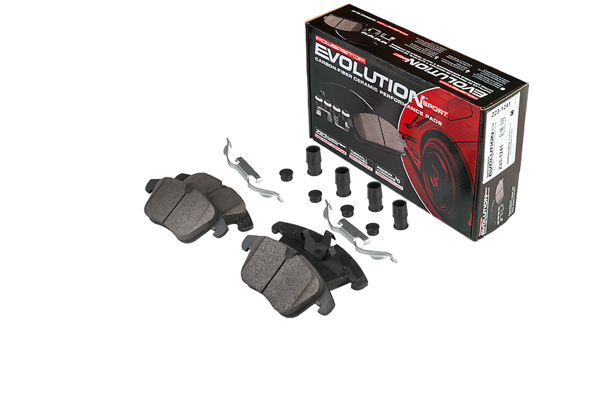 Передние керамические колодки Evolution Sport Z23 для Ford Galaxy II, Mondeo IV, S-MAX I, Land Rover Freelander II, Volvo S60 II, S80 II, V60 I, V70 III, XC70 II