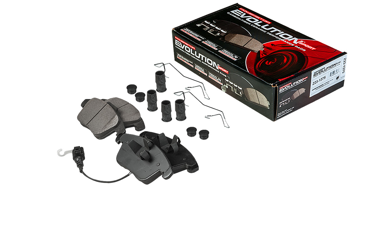 Передние керамические колодки Evolution Sport Z23 для Audi, Citroen, Opel, Peugeot, SEAT, Skoda, Volkswagen