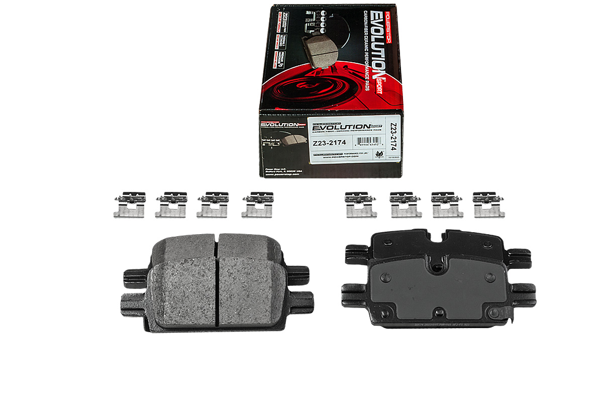 Задние керамические колодки Evolution Sport Z23 для Cadillac Escalade V, Chevrolet Tahoe V