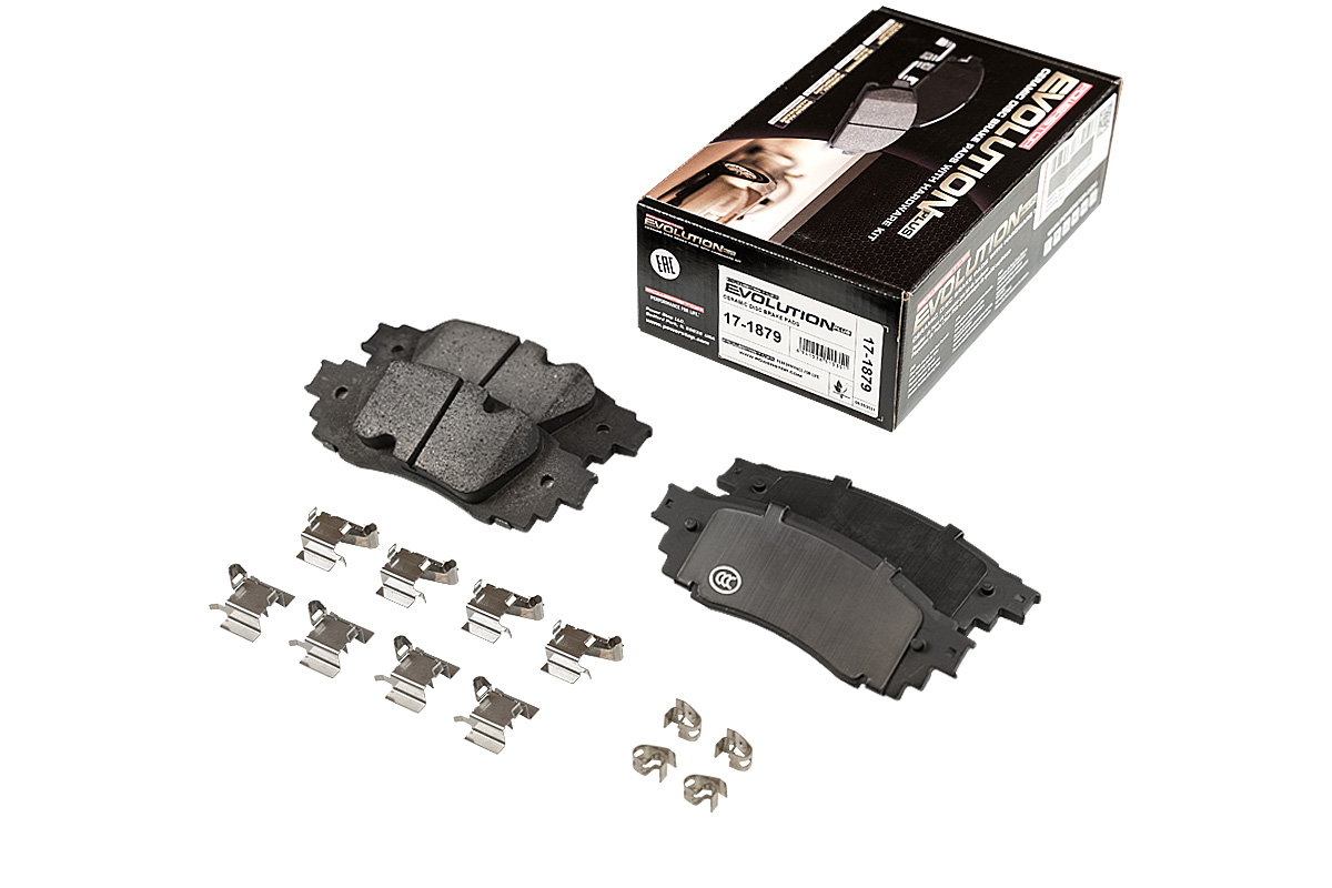 Задние керамические колодки Evolution PLUS Z17 для Lexus ES VII, RX IV, UX I, Toyota C-HR I, Camry (XV70), RAV4 (XA50)
