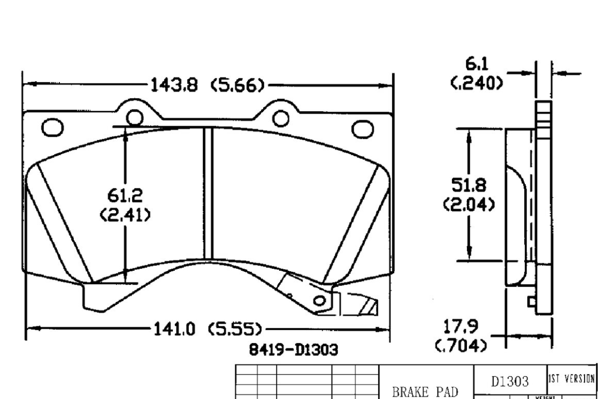 Передние керамические колодки Evolution PLUS Z17 для Lexus LX III, Toyota Land Cruiser 200, Land Cruiser Prado 150, Sequoia II, Tundra II