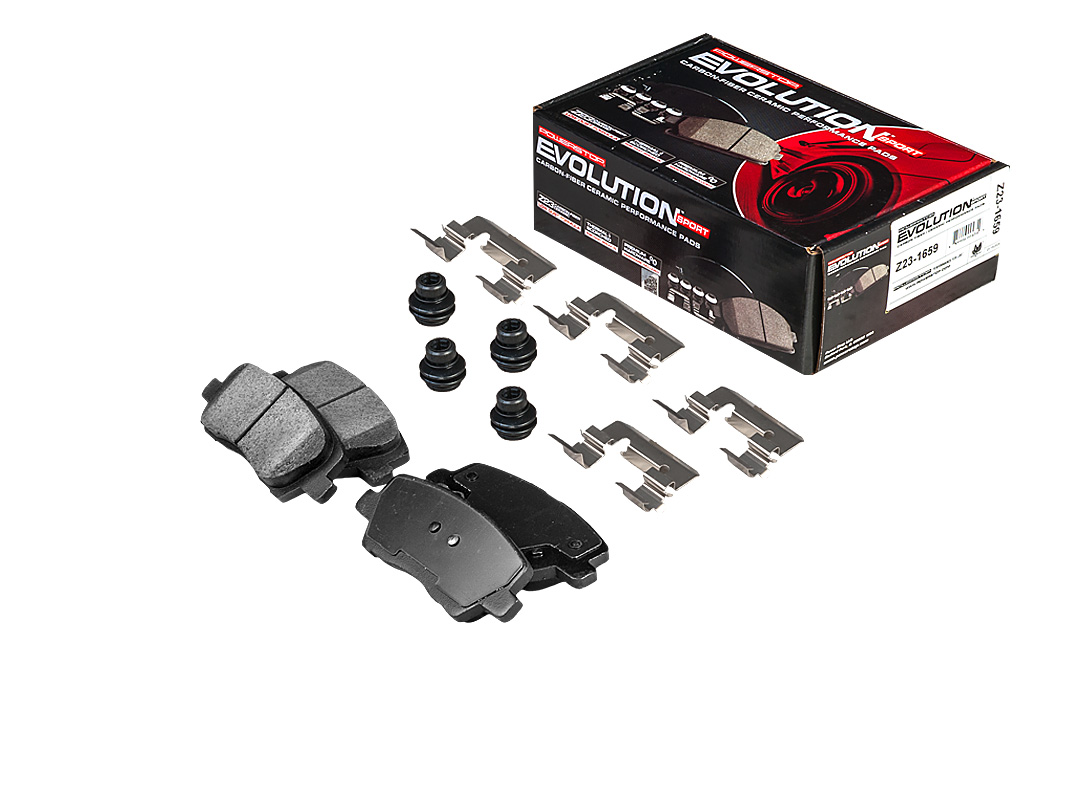 Задние керамические колодки Evolution Sport Z23 для Cadillac CTS 2013-2019