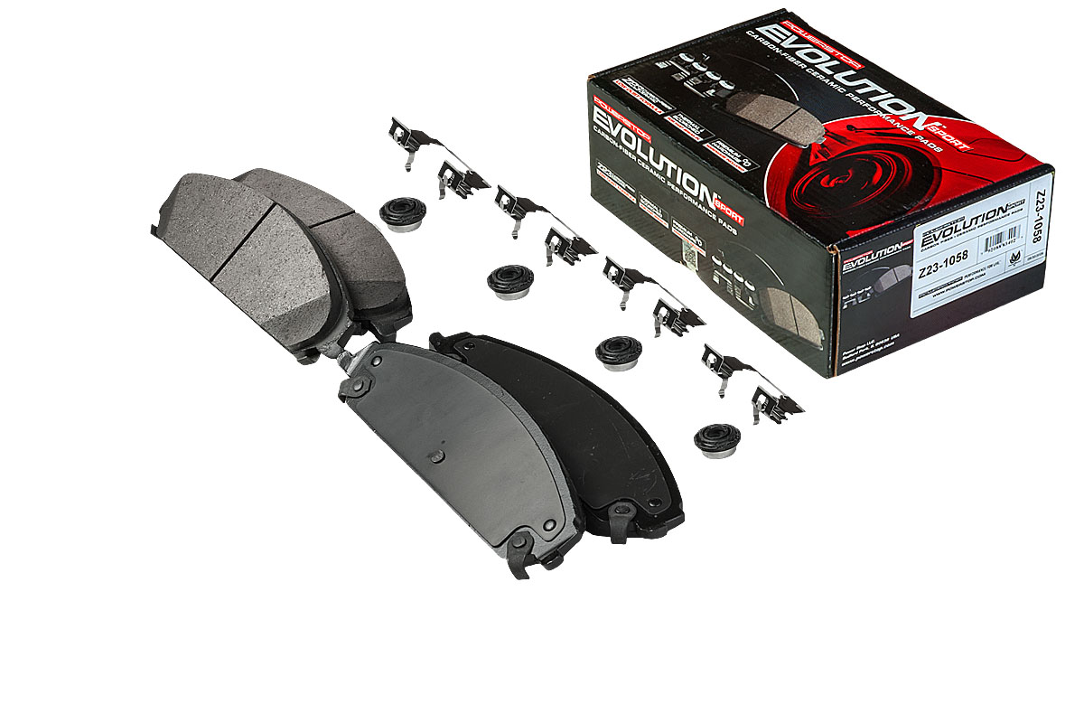 Передние керамические колодки Evolution Sport Z23 для Chrysler 300C, Dodge Caliber, Challenger