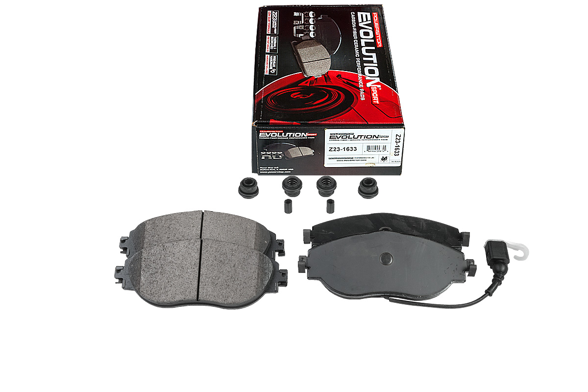 Передние керамические колодки Evolution Sport Z23 для Audi A3, Q3, SEAT Leon, Skoda Kodiaq, Octavia, Superb, Volkswagen Golf, Jetta, Passat, Tiguan