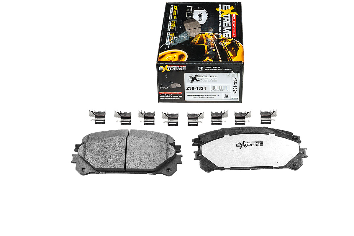 Передние керамические колодки Extreme Truck & Tow Z36 для Lexus ES, LM, NX, RX, Toyota Camry, Crown, RAV4
