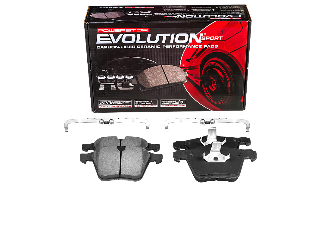 Передние керамические колодки Evolution Sport Z23 для Ford Galaxy II, S-MAX I, Volvo S60 II, S80 II, V60 I, V70 III, XC70 II