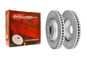 Передний тормозной диск Evolution с перфорацией и насечками, в покрытии GEOMET
