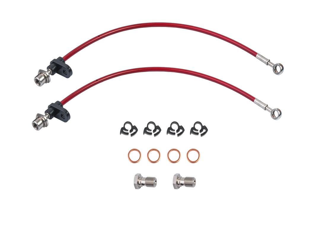 Тормозные армированные шланги HARDi передние Lexus RX 3/Lexus RX 4/ Toyota Highlander GSU40/45