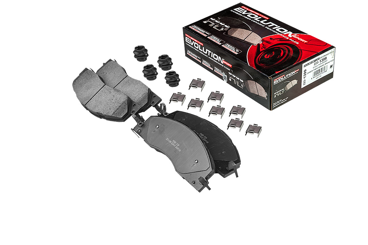Передние керамические колодки Evolution Sport Z23 для Dodge RAM 2500, RAM 3500