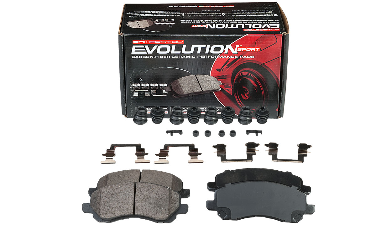 Передние керамические колодки Evolution Sport Z23 для Dodge Caliber, Jeep Compass, Mitsubishi ASX, Lancer, Outlander