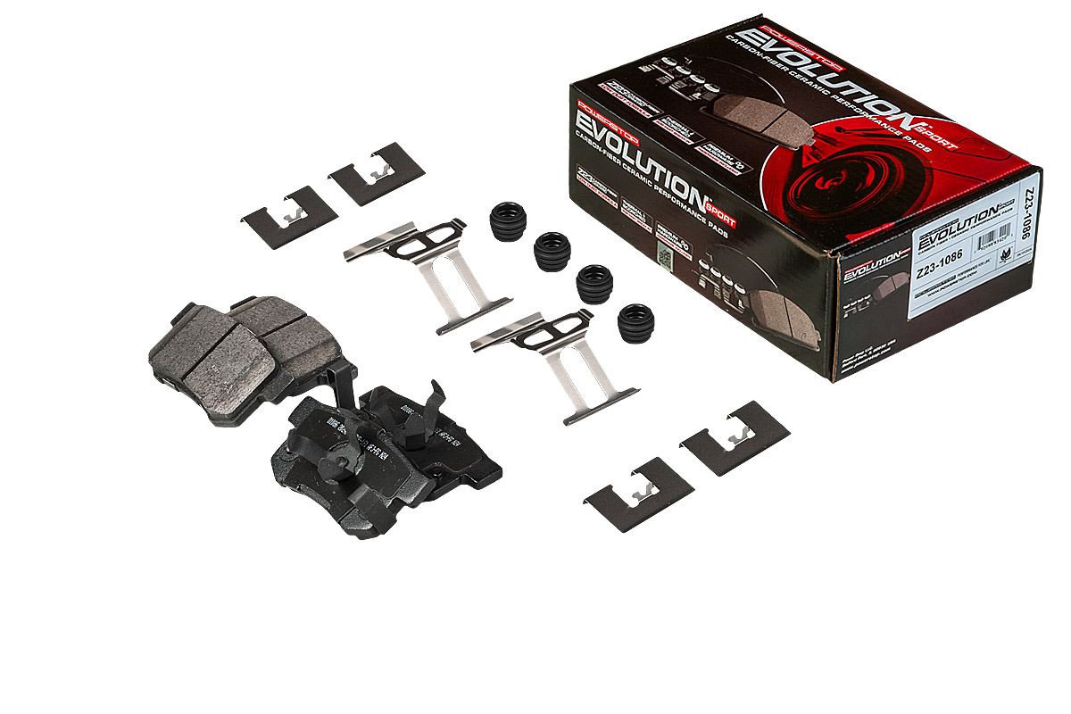 Задние керамические колодки Evolution Sport Z23 для Acura RDX, Haval H6, Honda Accord, Civic, CR-V, Odyssey