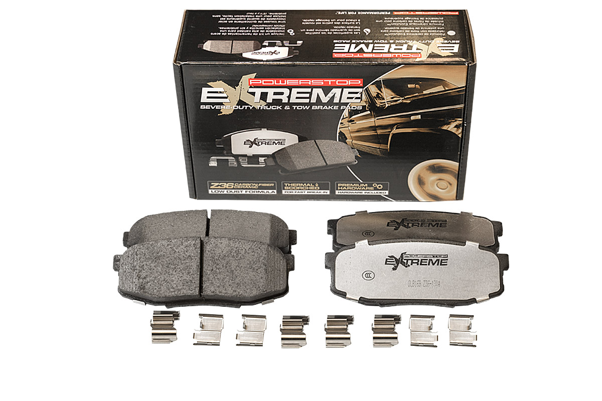 Задние керамические колодки Extreme Truck & Tow Z36 для Lexus LX III, Toyota Land Cruiser 200, Sequoia II, Tundra II