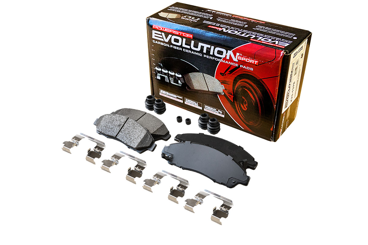 Передние керамические колодки Evolution Sport Z23 для Acura MDX, ZDX, Cadillac XT5, XT6, Chevrolet Blazer, Honda Legend, Pilot