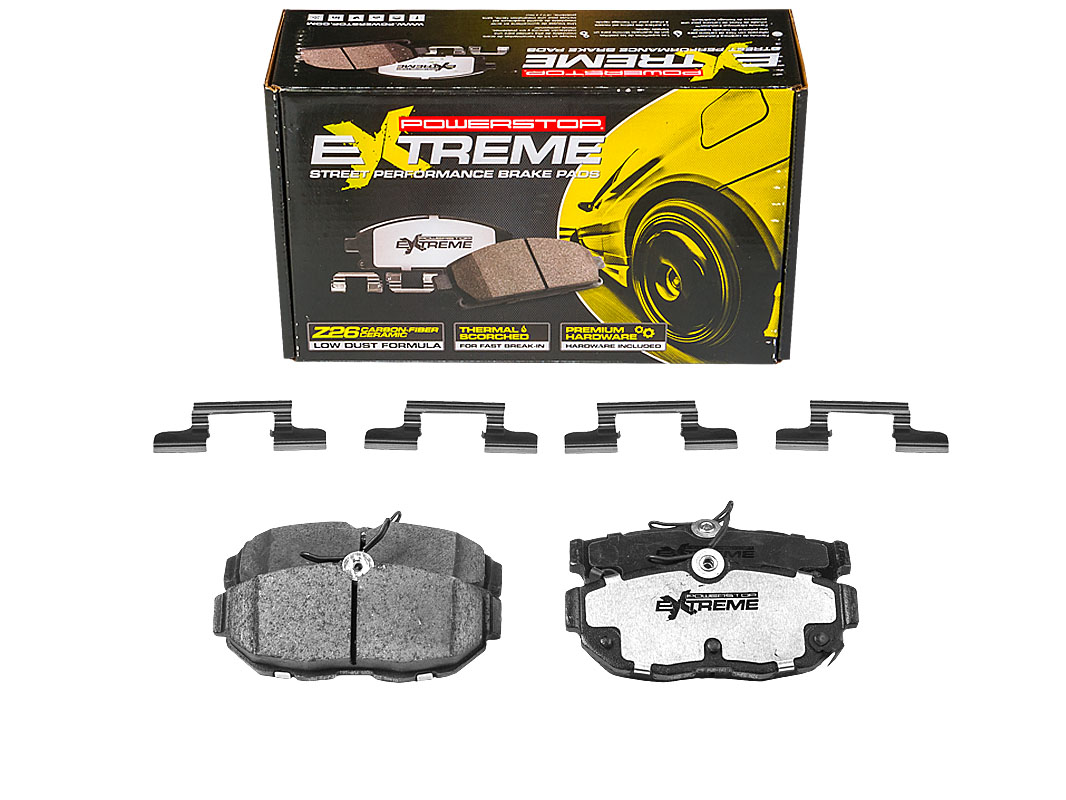 Задние керамические колодки Extreme Street Performance Z26 для Ford Mustang 2005-2014