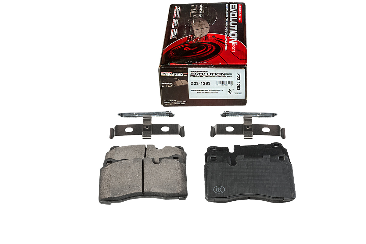 Передние керамические колодки Evolution Sport Z23 для Audi A3, TT, Range Rover, Range Rover Sport, SEAT Leon, Volkswagen Touareg