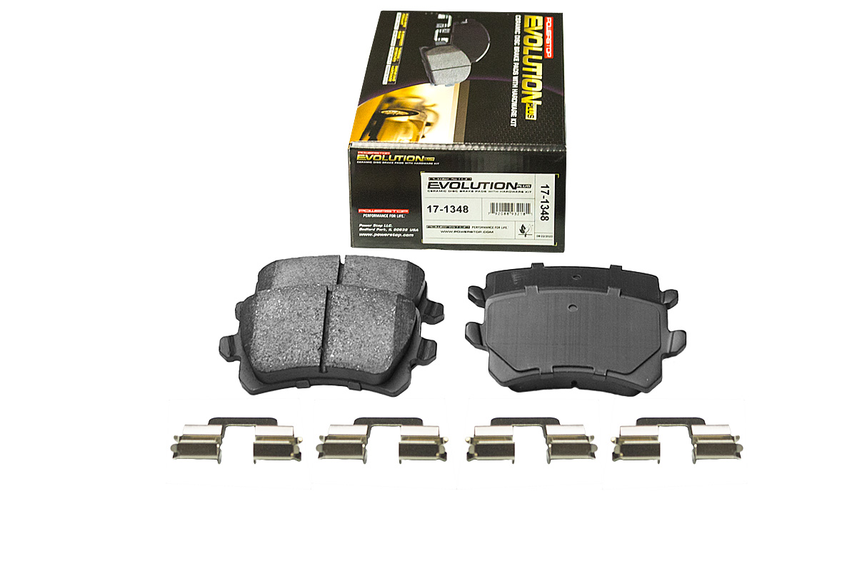 Задние керамические колодки Evolution PLUS Z17 для Audi A3 (8P), Q3 (8U), Haval F7, Skoda Octavia III, Superb II, Volkswagen Golf V, Passat (B7/B8), Tiguan I