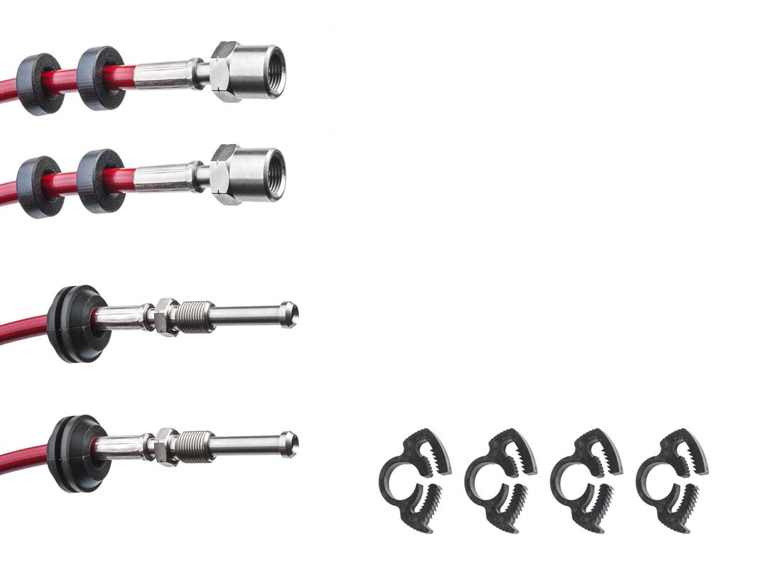 Тормозные армированные шланги HARDi передние VW Touareg CR / AudiQ7 II (4M)2016-