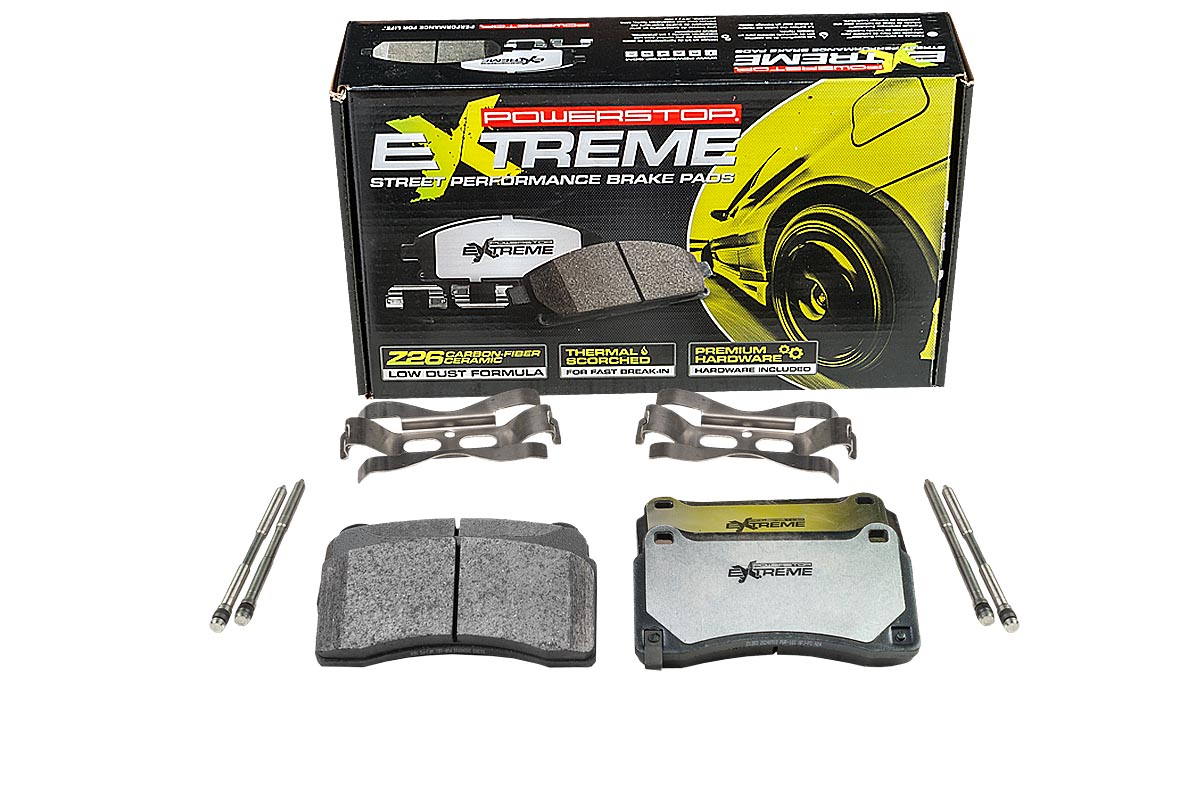 Задние керамические колодки Extreme Street Performance Z26 для Audi R8, BMW M3/M4, Jaguar XJ, XK, Nissan GT-R