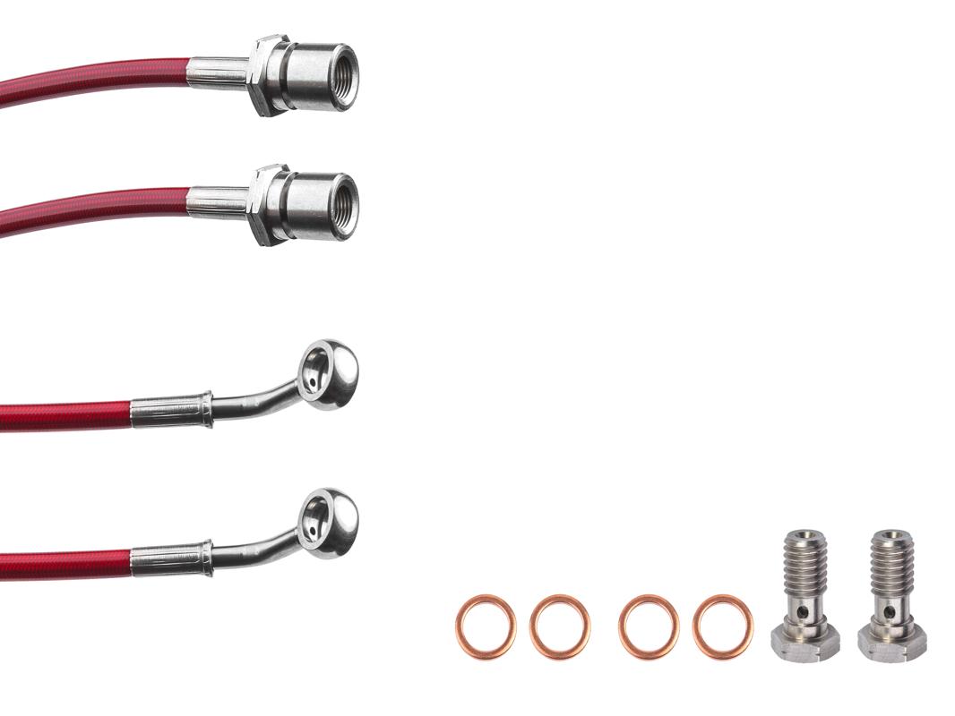 Тормозные армированные шланги HARDi задние VAG