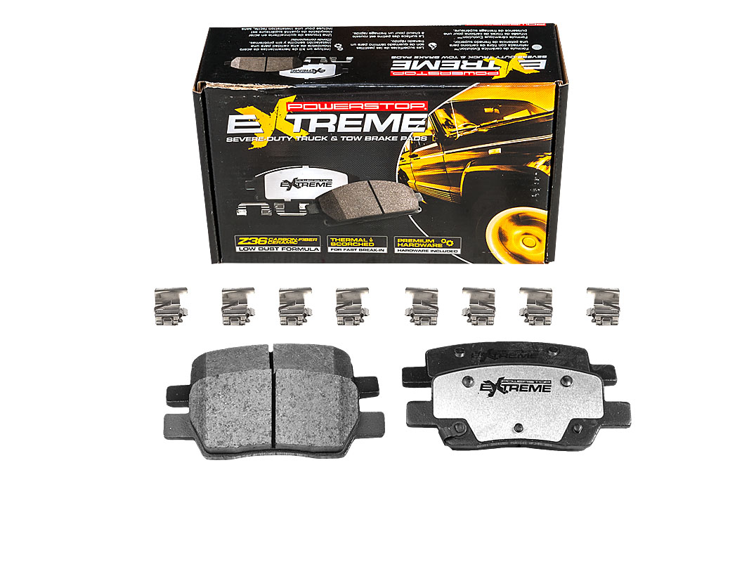 Задние керамические колодки Extreme Truck & Tow Z36 для Hyundai Santa Fe, Kia Sorento