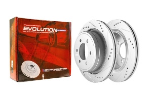 Задний тормозной диск Evolution с перфорацией и насечками в покрытии GEOMET для Ford F150 XIII