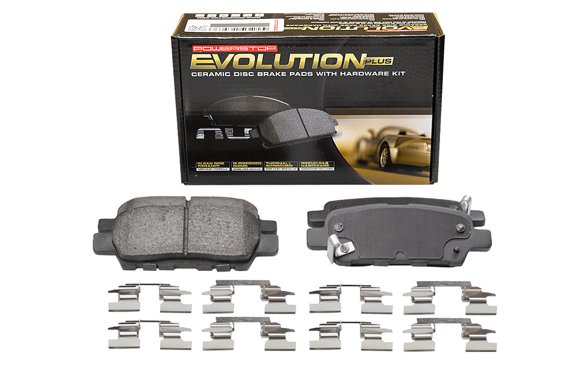 Задние керамические колодки Evolution PLUS Z17 для Infiniti EX, FX, Nissan Juke, Maxima, Murano, Qashqai, Tiida, X-Trail