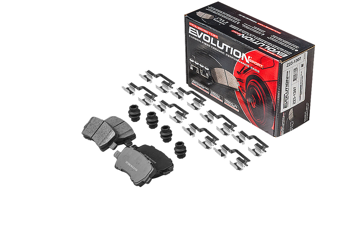 Задние керамические колодки Evolution Sport Z23 для Ford Galaxy II, S-MAX I, Land Rover Freelander II, Volvo S60 II, S80 II, V60 I, V70 III, XC70 II