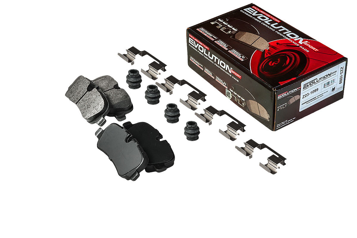Задние керамические колодки Evolution Sport Z23 для Land Rover Discovery III, IV, Range Rover III, Range Rover Sport I